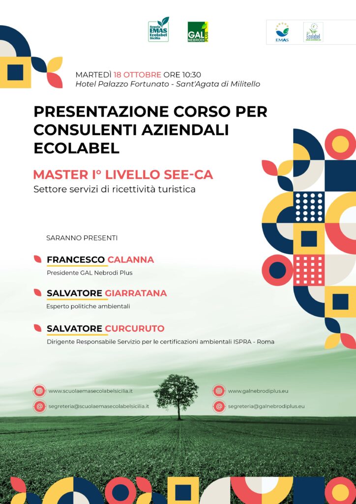  Locandina Evento Presentazione Corso Ecolabel Sicilia